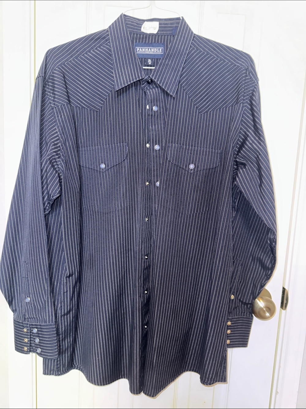 Pearl snap long sleeve